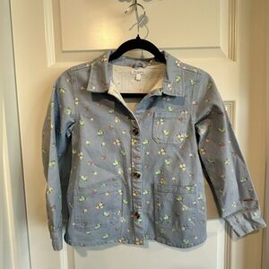 Tahari Girl Floral Button-Up Jacket - EUC